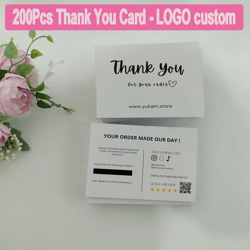 Hair Tags Wrap For Bundles Logo Custom Self-Adhesive Sticker Personalized Wig Tags Lables 200Pcs Hair Hang Tags Card