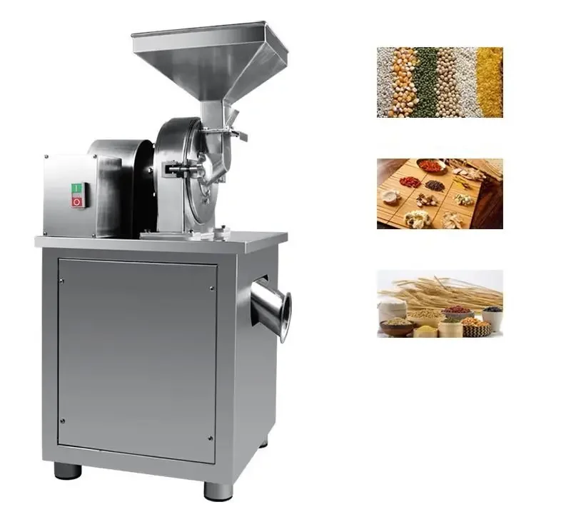 Food Industry Fast Delivery  Grinding Powder Dry Grinder Wheat 100 Kg Rice Pulverizer grinder Machine