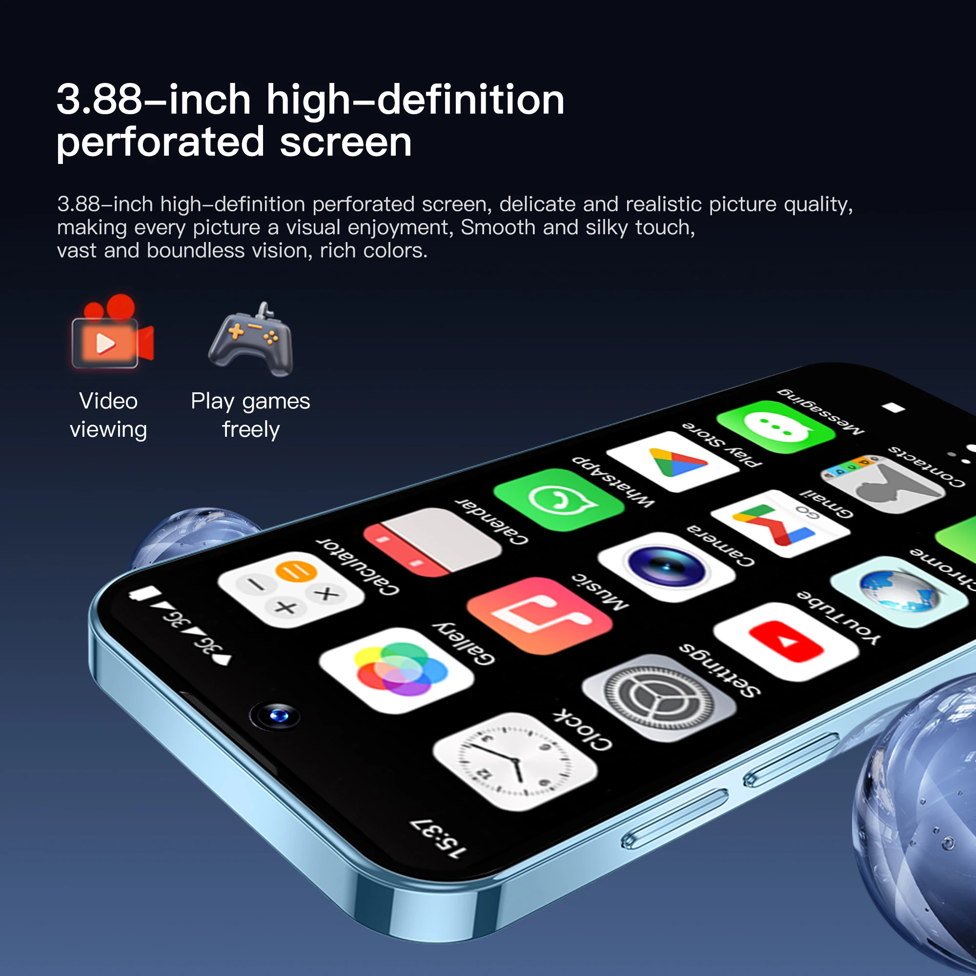 SERVO 19E MAX Mini Smartphone Android 10.0 OS 3G WCDMA Play Store 2GB+16GB 3.88