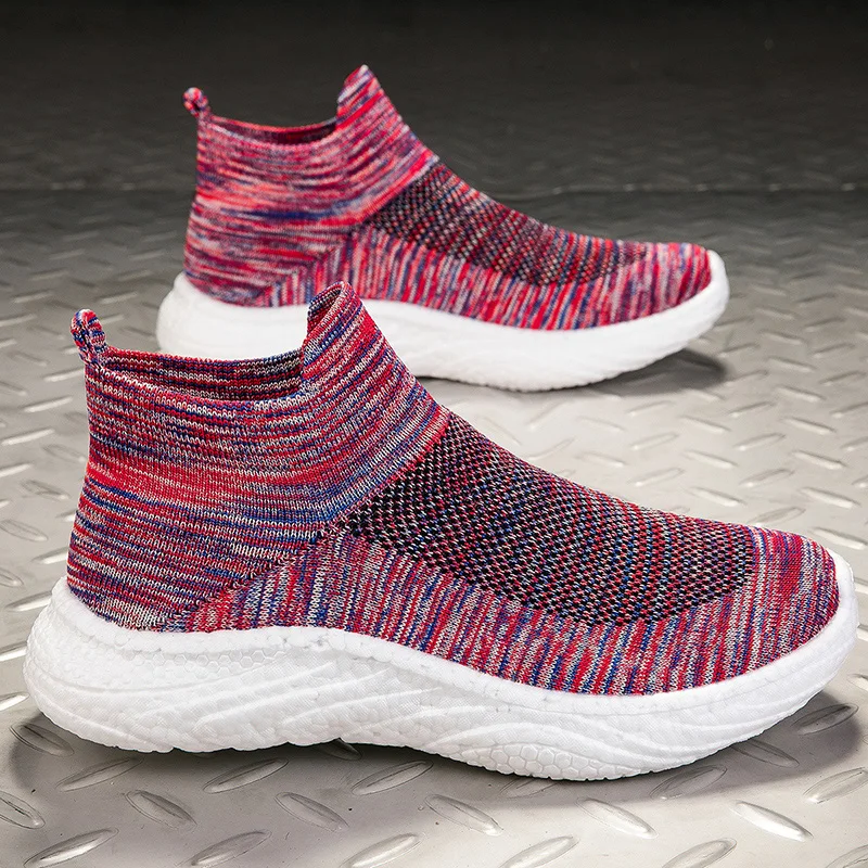 

Running Shoes for Men Women High Top Ankle Protection Lightweight Breathable Mesh Anti Slip Sports Outdoor Sneakers