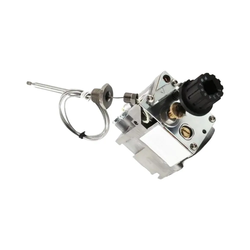 Sturdy Metal Gas Control Valve for 630 Gas Stoves 110 to 190 C Temperature Range With Dual NPT Interface 1/4 and 3/8 Inch