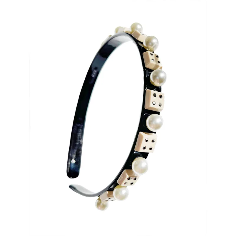 エレガントなパリのフレンチデザインキューブヘアバンドクリップバレッタ、女性、女の子向け、手作りヘアジュエリー装飾アクセサリー-オフィス用