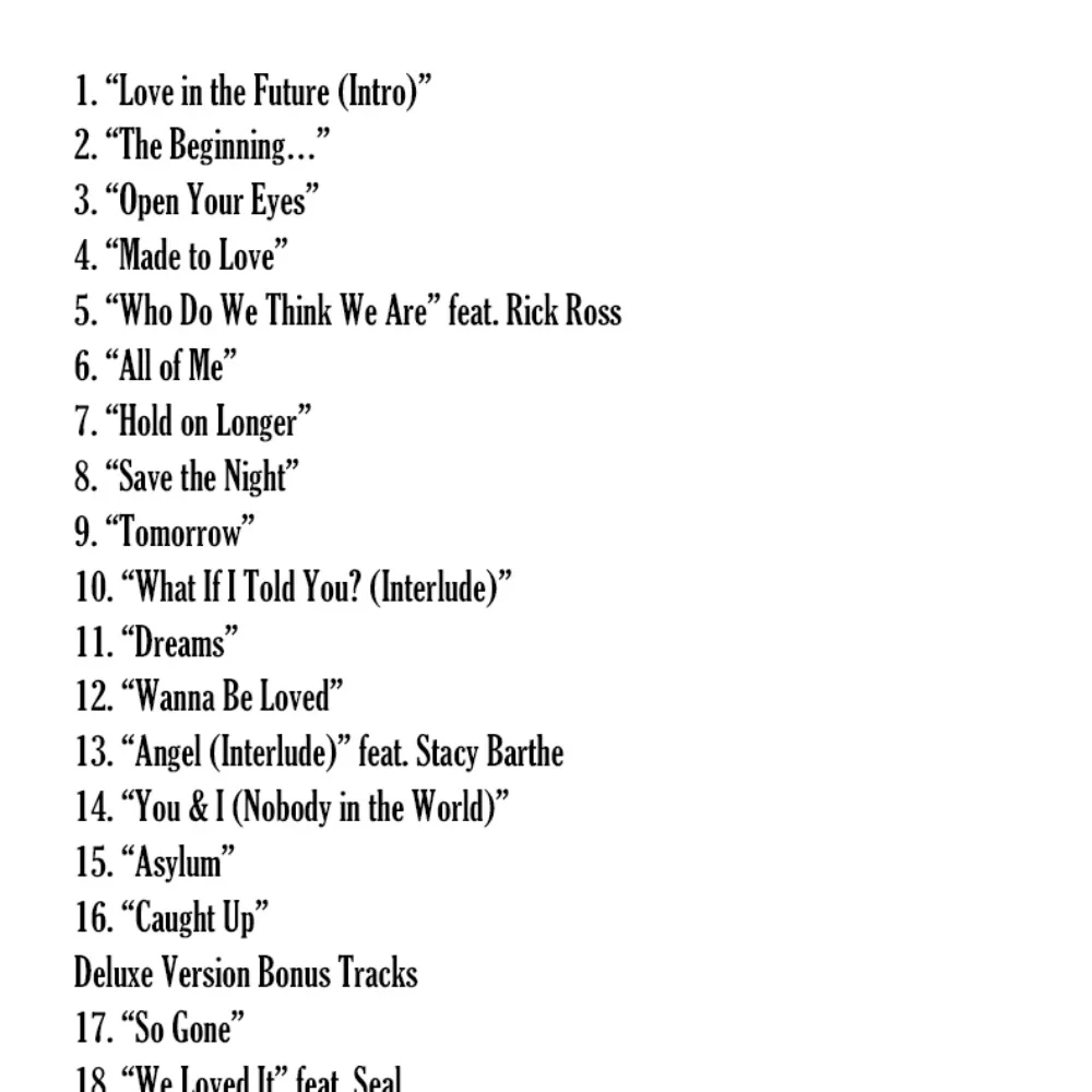 John Legend Love in The Future CD Album - Brand New - R&B & Soul Essentials - Smooth Vocal Car & Home Audio Discs