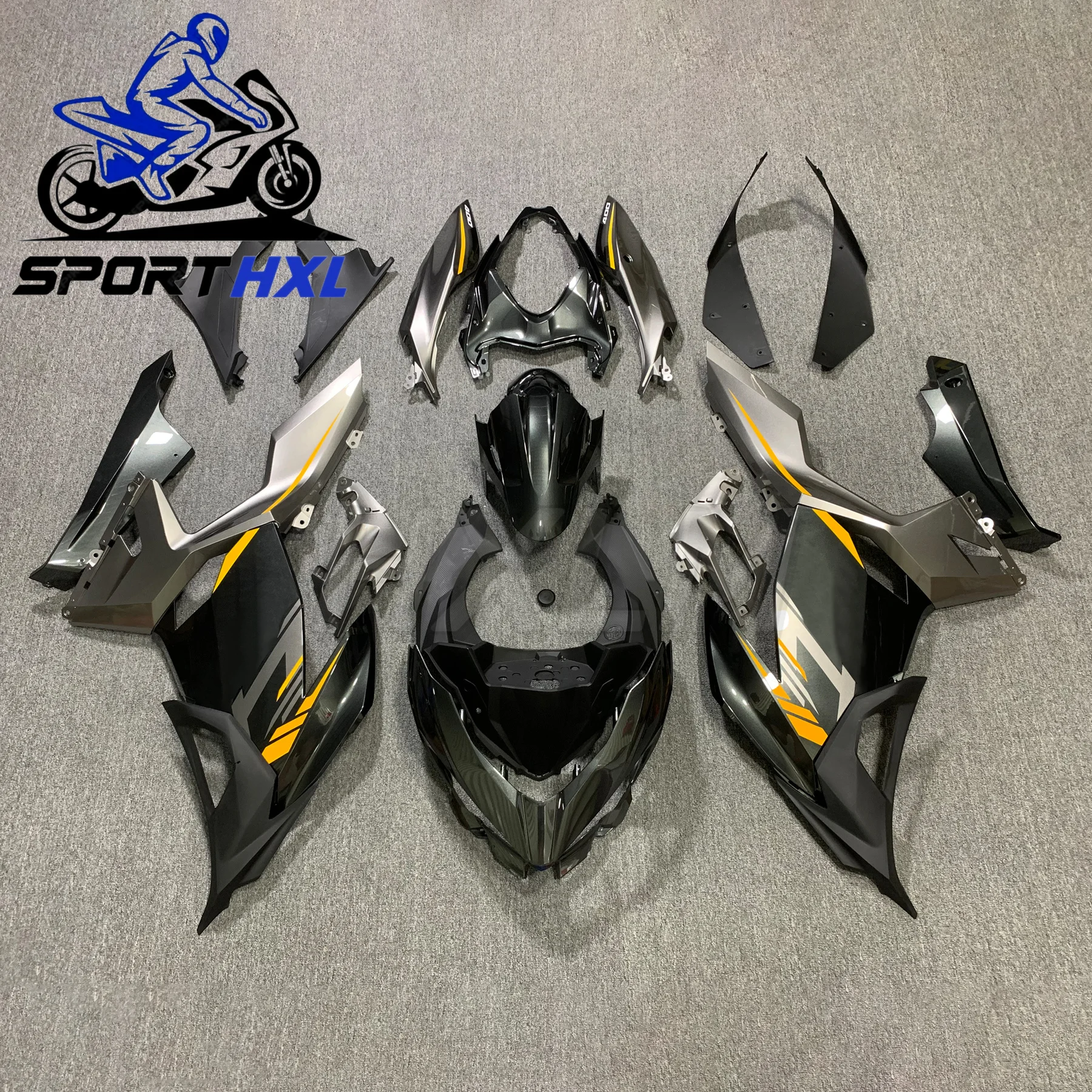 

Для Kawasaki Ninja400 ZX400 2018-2021 2022-2023 мотоциклетный твердый комплект обтекателя из АБС-пластика, комплект обтекателя кузова