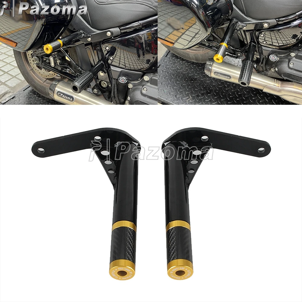 Motorfiets Zadeltas Crash Bar Voor Harley Softail Low Rider ST 117 FXLRST Voorste Motor Guard Falling Protector Aluminium 2022-24
