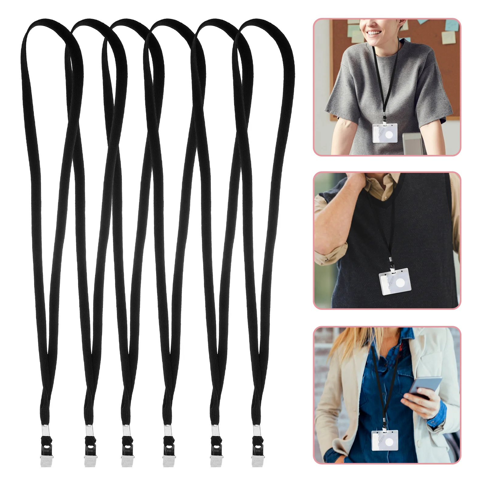 50 قطعة من اسهم بطاقة الصدر من القطن والبوليستر خفيف الوزن حامل شارة الهوية لعمال المصنع والمكتب والممرضات والرجال في الهواء الطلق