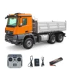 KABOLITE 5702 1/14 2.4Gリモートコントロール電動リフティングダンパーモデル 6x6 RCティッパー車両 2速サウンドライトモーターカーギフト 3
