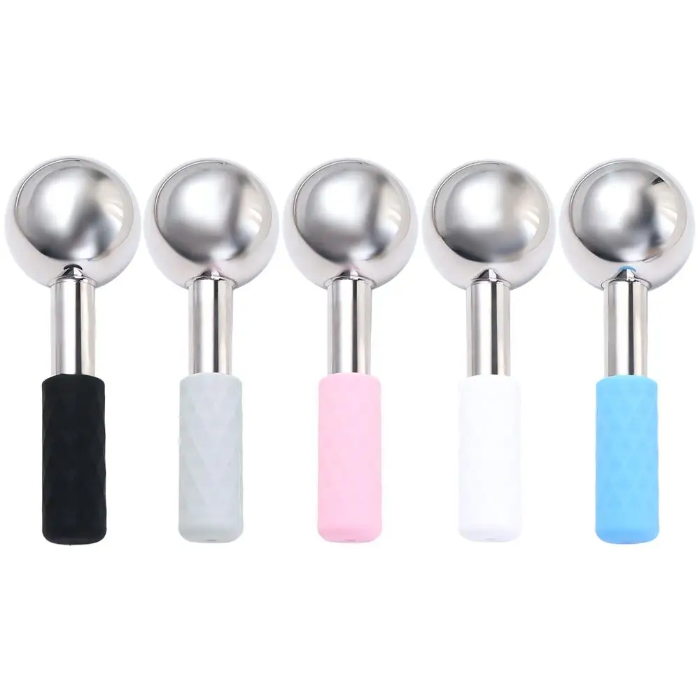 Face Massage Roller Ball Ferramenta de cuidados com a pele Puffiness Ice Globes para resfriamento facial