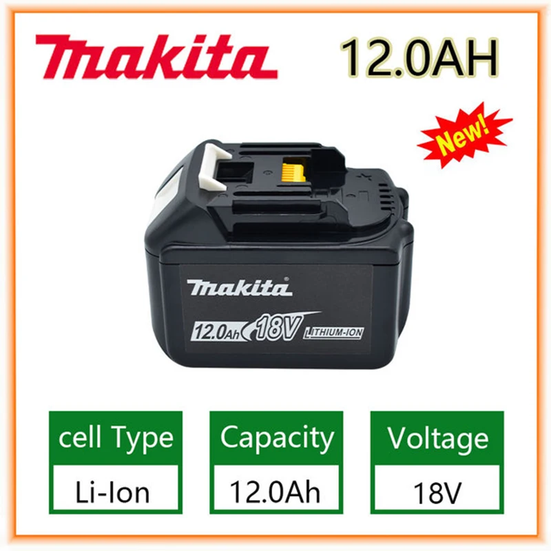 

Оригинальная литий-ионная аккумуляторная батарея Makita 18 в 12000 мАч 18 в, сменные батареи для дрели BL1860 BL1830 BL1850 BL1860B