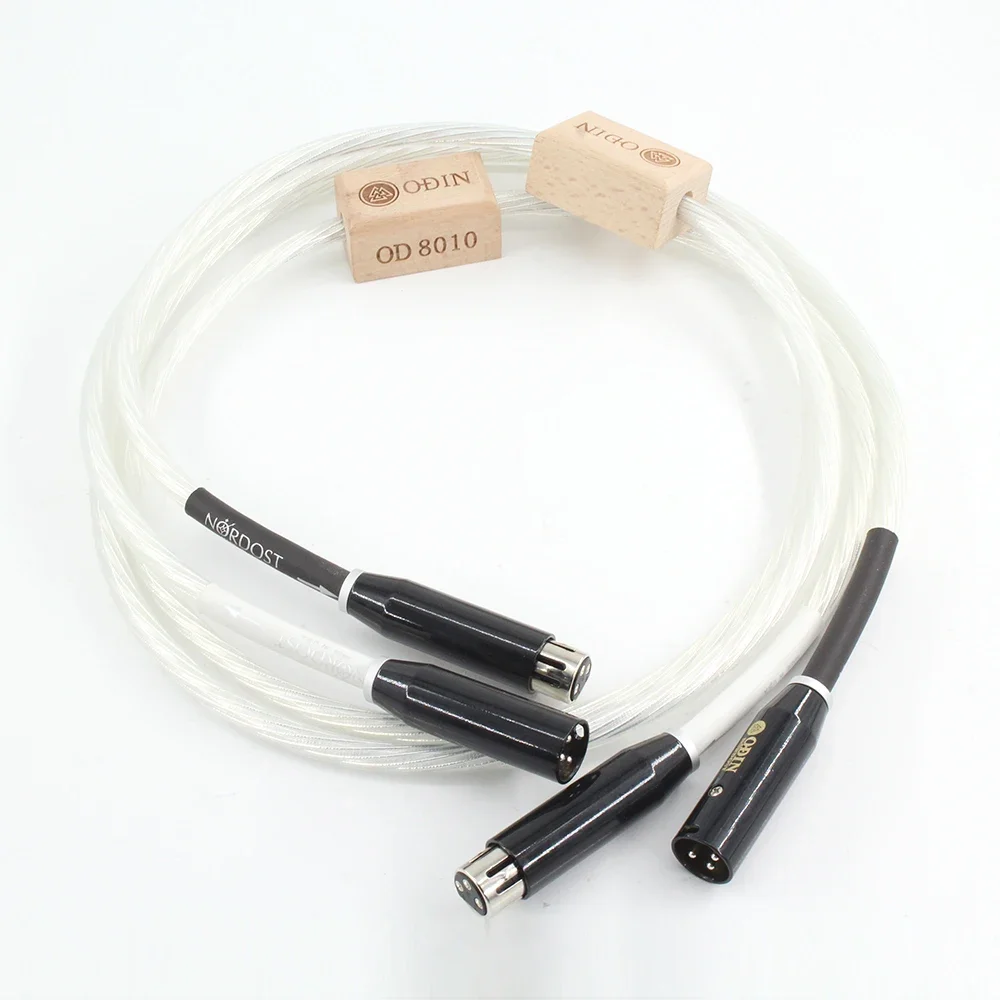 

Nordost Odin Highest Reference Audio XLR Interconnect Cable Hifi Audio Balance Cable Silver Plated XLR Plug WIre Cable