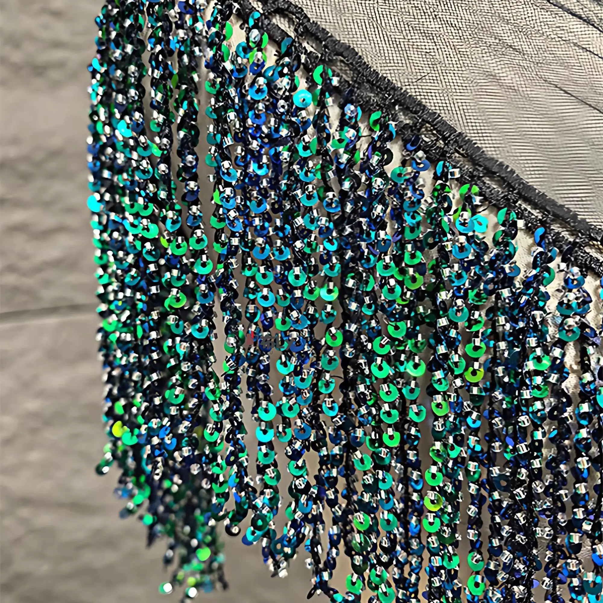 Flecos de Lentejuelas con Cuen - Tassel Fringe Trim reseña y precio