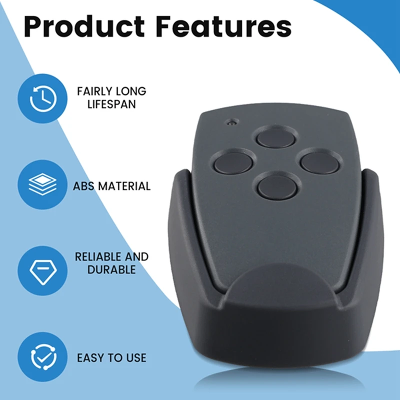 Remote Control For Marantec Digital D304 433Mhz Copy Roller Shutter Door Remote Control 4 Key Garage Door Remote Control-AT81