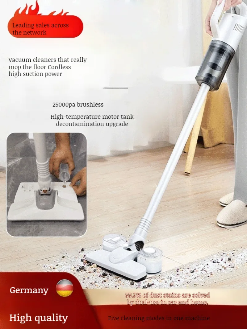 Multifunctional Handheld Vacuum Cleaner Free Your Hands] High-power Silent Vacuum Cleaner Powerful Electric Sweeper Cordless