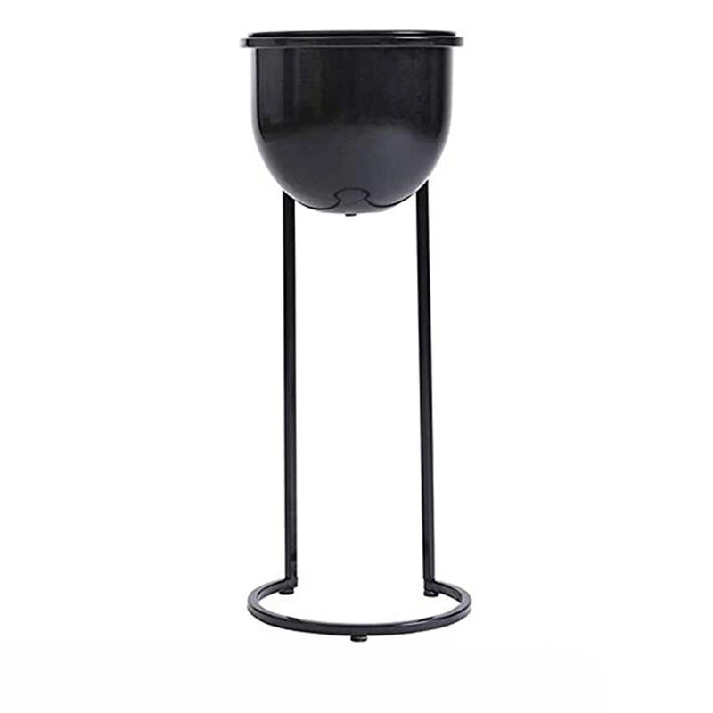 

Nordic multi-color wine glass shape wrought iron flower pot stand indoor living room flower stand outdoor gardening