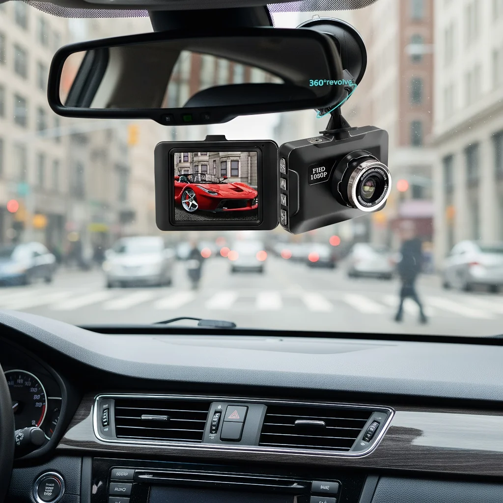 

​ ​ Автомобильный видеорегистратор FHD 1080P — 2,0-дюймовая мини-регистратор с ночным видением и монитором парковки ​ ​