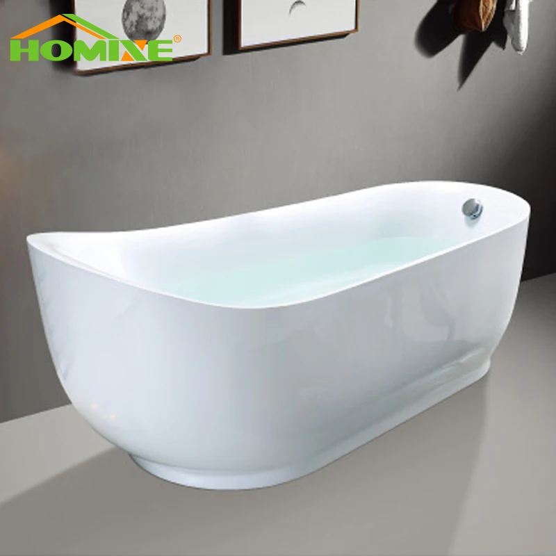 Portable Acrylic Free Standing Bathroom Bathtub With Whirlpool Function bath tub For Indoor Bathroom Spa Bath Tub System