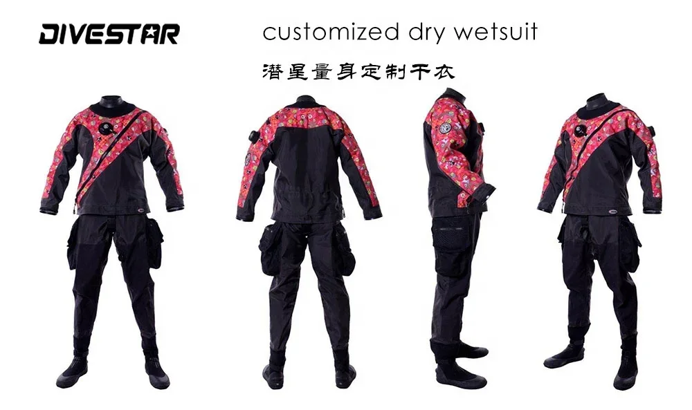 divestar OEM service diving wetsuit customized dry suit