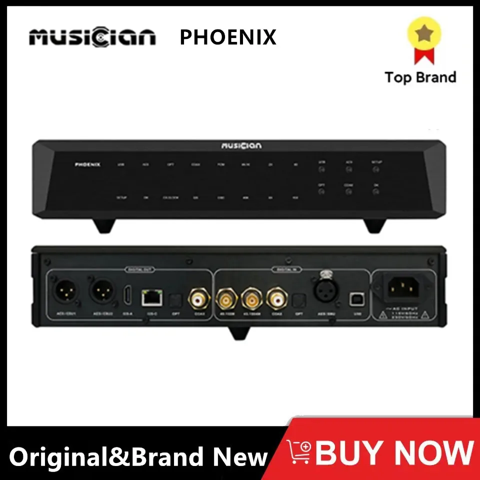 

MUSICIAN PHOENIX High Performance Digital Interface FPGA DSP ARM STM32F446 OCXO Multiple Input EMP240 DAC Chip I2S Interface