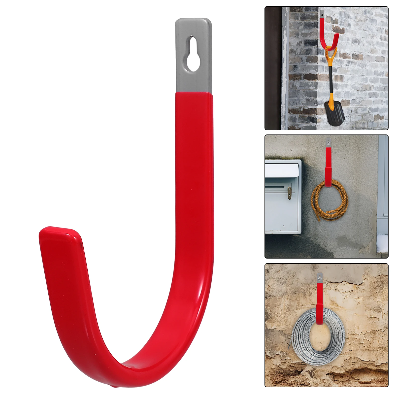 

1 Set Heavy Duty Metal Garage Mount For Hanging Mount Storage Solutions For Bicycles Ladders Garage Wall Metal Screw On Hooks