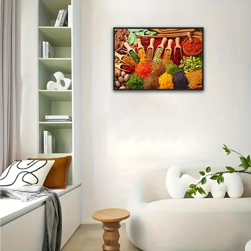 1000 sztuk kolorowych puzzli z przyprawami 70x50 cm Global Pantry Art Series, arcydzieło wystroju kulinarnego dla blogerów żywnościowych i stylistów kuchni