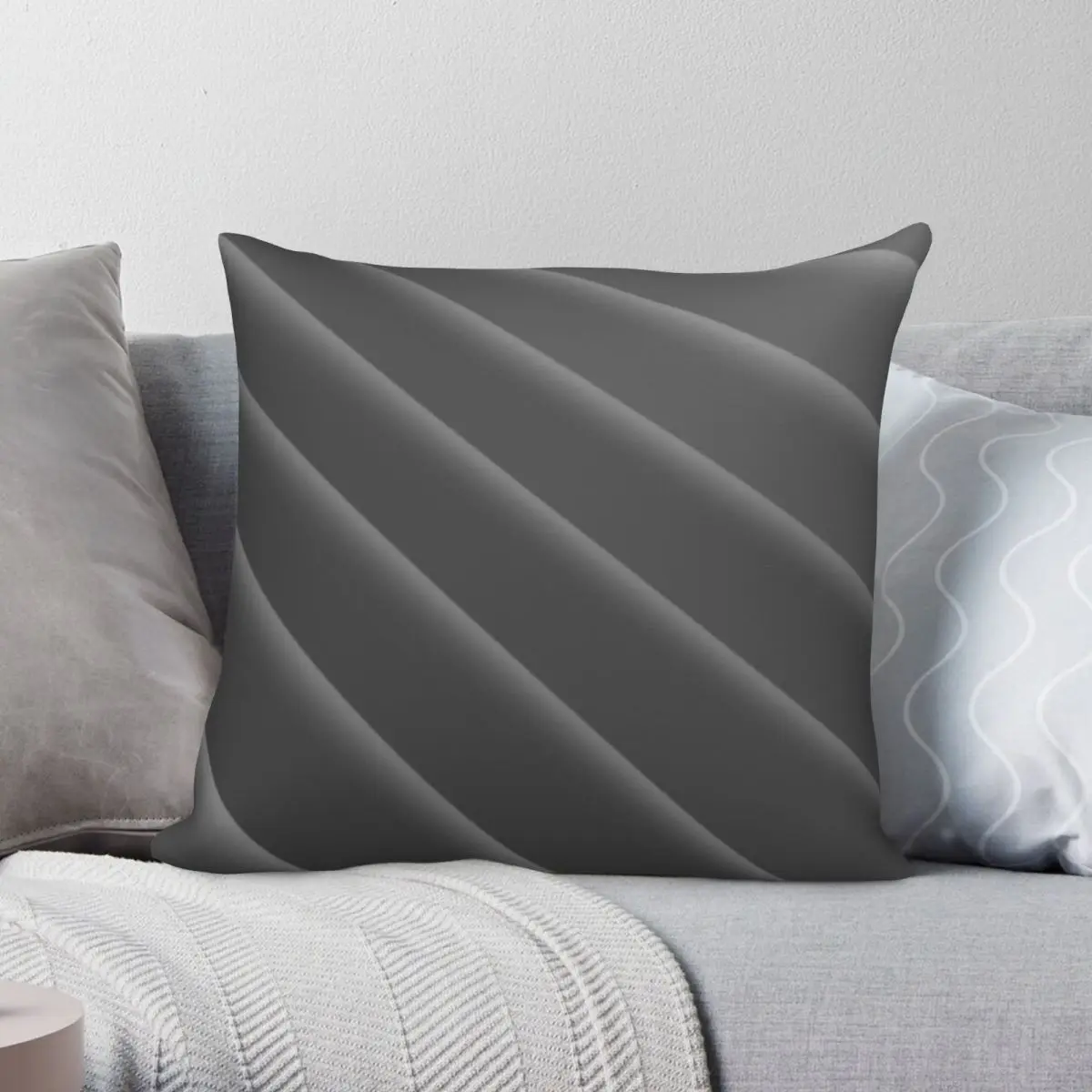 Ocean Waves Square Pillowcase Polyester Linen Velvet Printed Zip Decorative Throw Pillow Case Room Cushion Cover 18