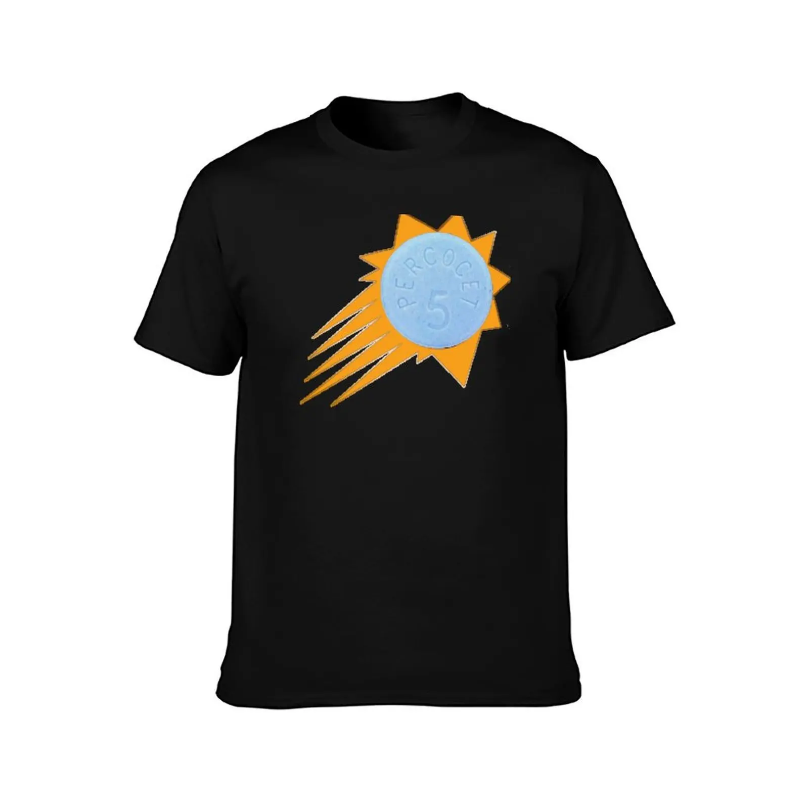 PERKY T-Shirt Minimalist Plain Crew Neck T-Shirt