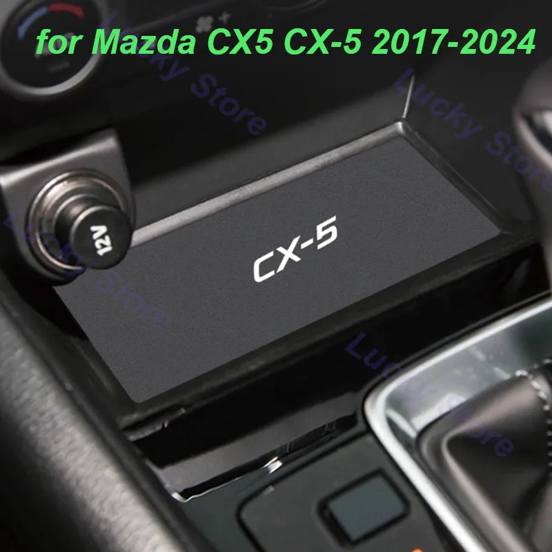 

Car Cup Mats Door Slot Pads for Mazda Cx5 Cx-5 2017-2024 Decorative Anti-Slip Mat Dustproof Cover Interior Accessories