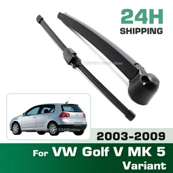 GREATROAD Wiper Rear Wiper Blade & Arm Set Kit For VW Golf V MK 5 Variant 2003 - 2009 Windshield Windscreen Window Brush