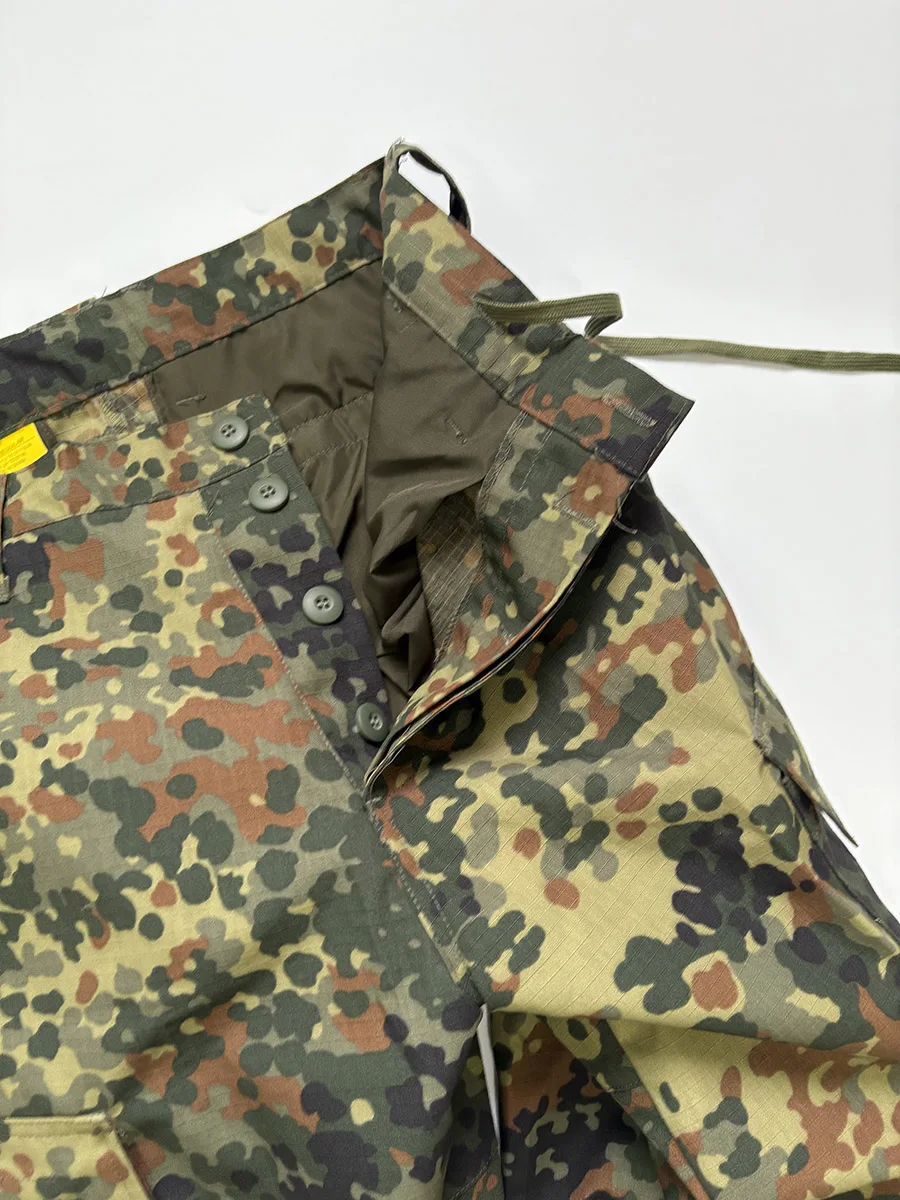 Deutschland Camouflage Dschungel Trainingsuniform ACU Feldanzug Flecktarn Dschungel Spot Set für Männer, Feldtraining Anzug Kampf ACU Set – Detail 17