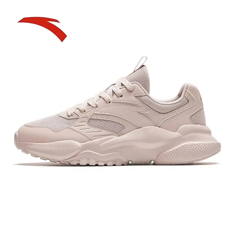 

ANTAcasualshoes women's trend spring thick sole versatile height increasing soft sole dad shoes student white shoes sports shoes