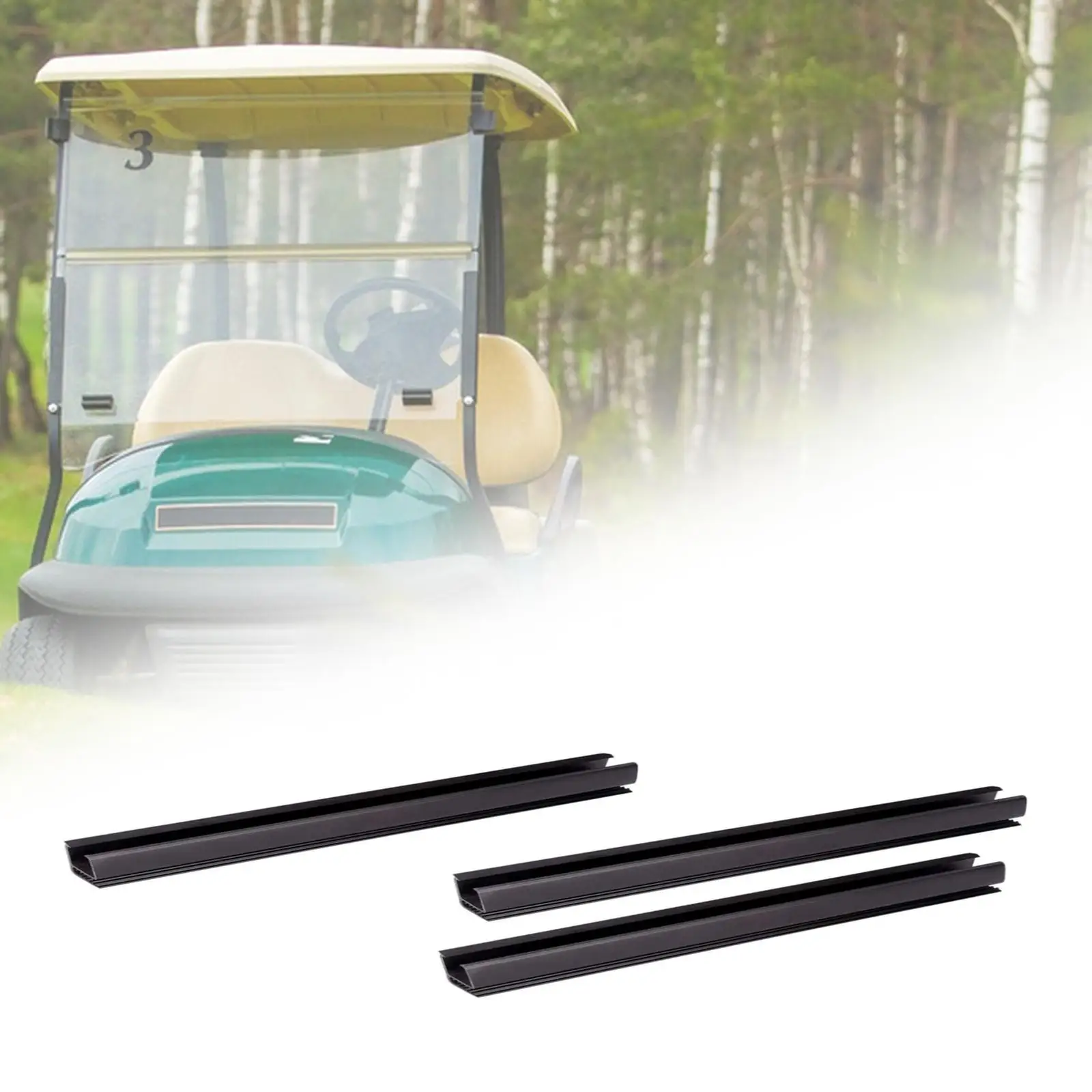 

Golf Cart Windshield Sash Clip Accessories Lightweight Useful 72cm Easy Installation Windscreen Clip for Golf Cart for Sports