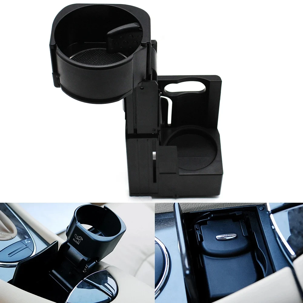 Compartimento central interior para coche, portavasos de agua y bebidas para Mercedes Benz Clase E CLS, W211, E320, E350, E500, W219, CLS500, 2116800014