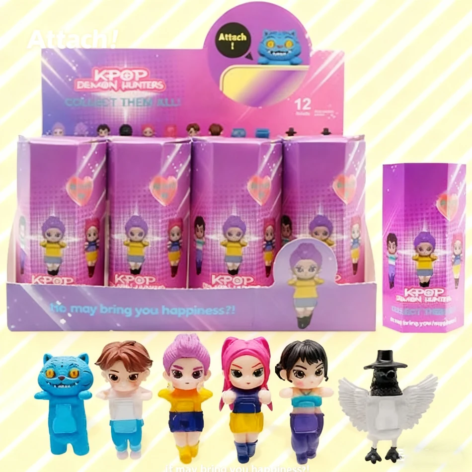 

В наличии Kpop Demon Hunters Devil Blind Box Saja Collect Аниме Фигурка Детская Вечеринка Косплей Игры Мультфильм Декор Рождественский Подарок/* #