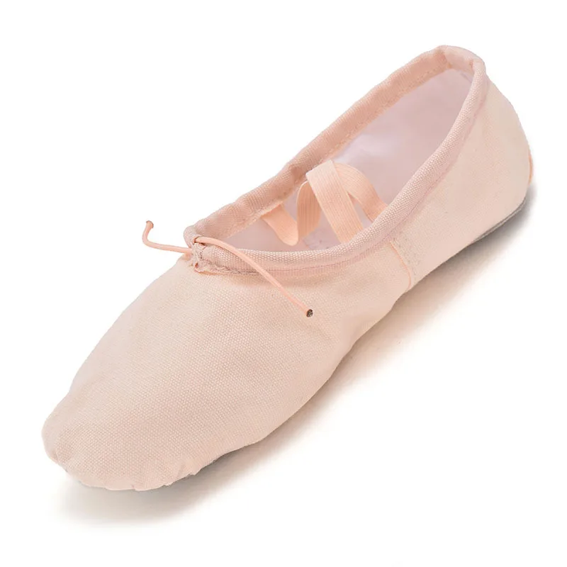 Sapatos de dança infantil com sola macia, sapatos de treinamento feminino, sapatilha de pata de gato adulto, balé étnico, forma corporal infantil