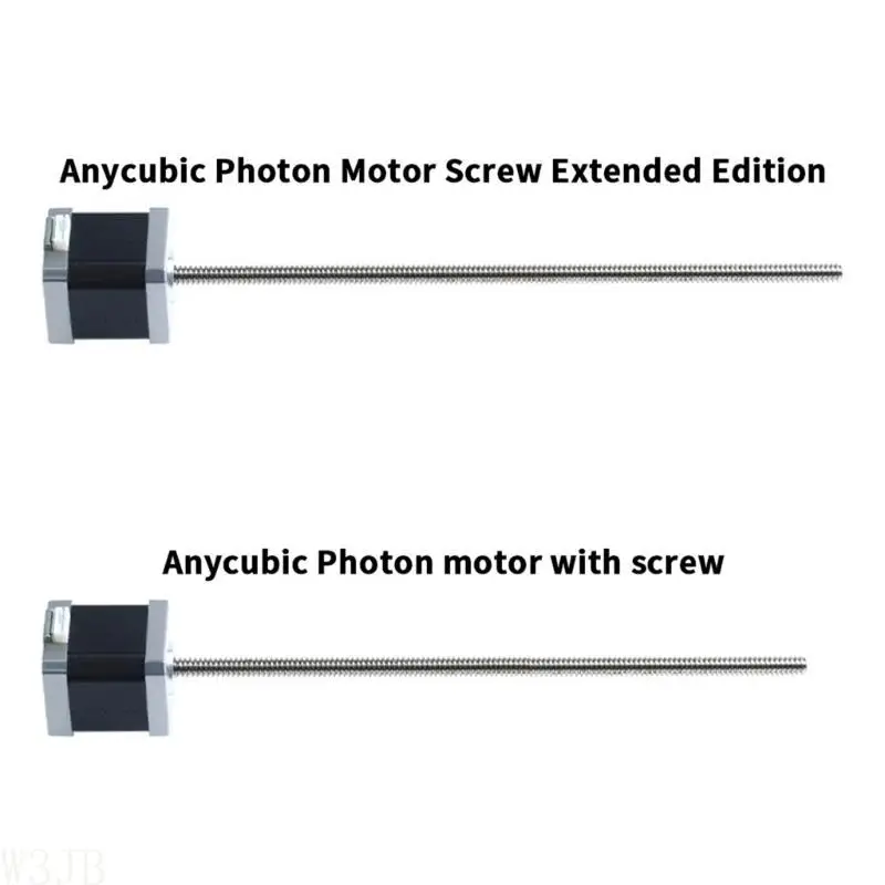 W3JB 3D-Drucker Schrittmotor 42-48 mm 1,5 A, 3,45 V mit langer 240 mm 264 mm Schraube – Detail 8