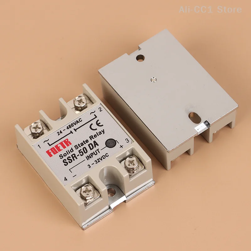 Single-phase Solid-state Relay SSR-25DA 10 25 40 50 DC Control AC 220v25A Small Solid