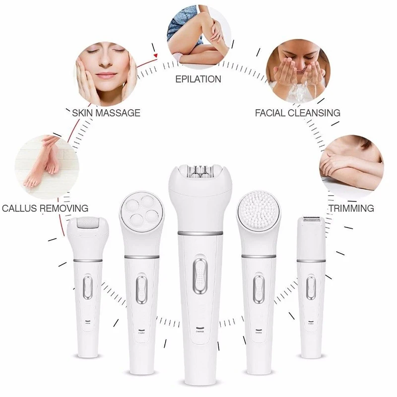 Handheld Facial Beauty Care Anti-Aging Reducing Wrinkle Electric Facial Cleansing Brush Face Massager