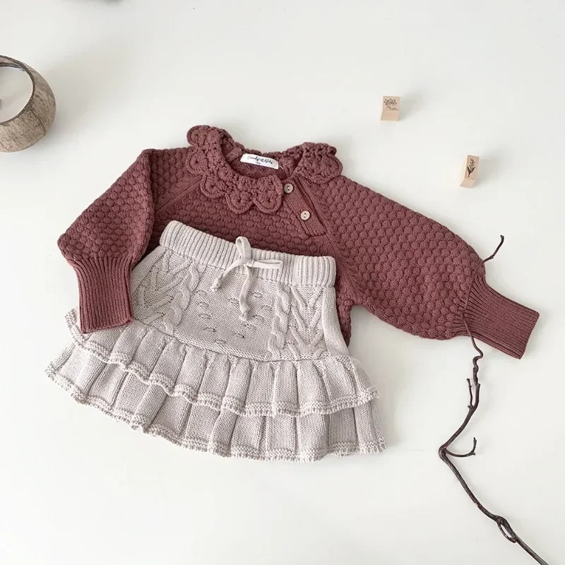 Winter Knitting Skirt for Girl