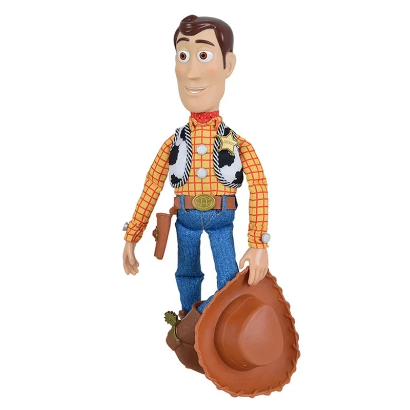 Toy Story 3 4 Talking Woody And Jessie Action Figures Real Cloth Body Doll Model Toys Voice Doll  Desk Ornament Children's Gift