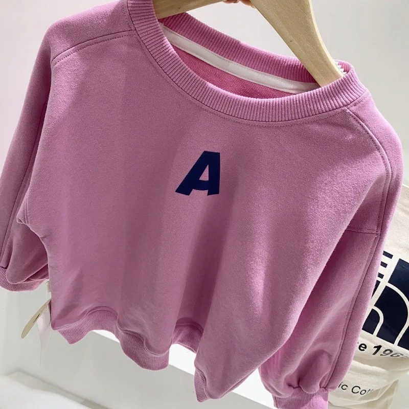 

Boys Hoodies Sweatshirts Cotton Tops Outwear 2023 Loose Spring Autumn Kids Sport Uniforms Children's Clothing