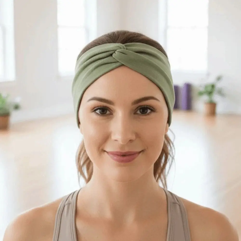 

6 PCS Y2K Sports Headband Euro-American Style Breathable Printed Elastic Hairband Elastic Wide Side Yoga Hairband Jogging