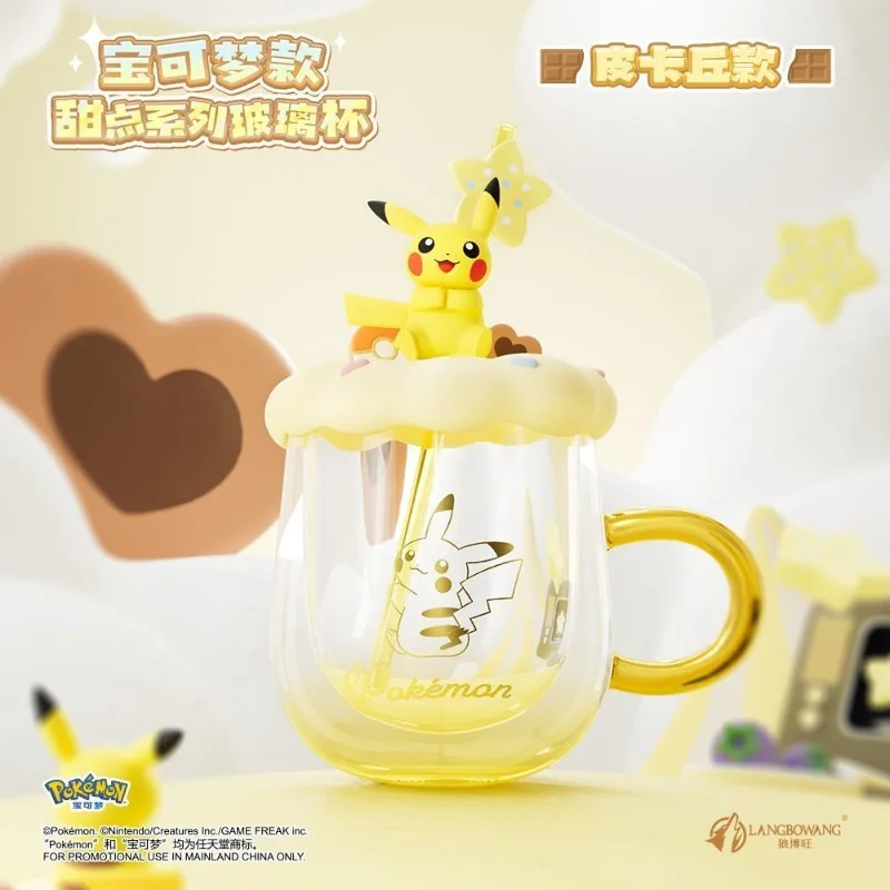 كارتون أنيمي بوكيمون كوب بقشة بيكاتشو ثلاثية الأبعاد لطيف دمية الشكل كوب ماء زجاجي ، كوب قهوة إبداعي هدية عيد ميلاد #3