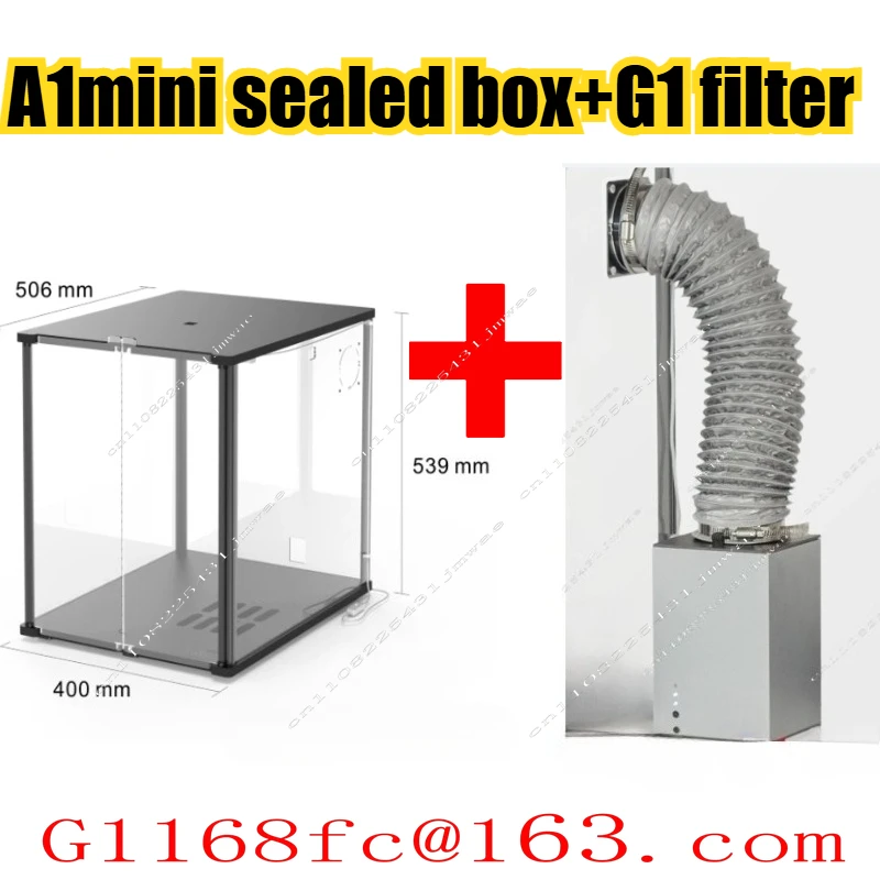 A1mini Gehäuse+G1 Filter 3D-Drucker-Abdeckung Geeignet für Bambu Lab