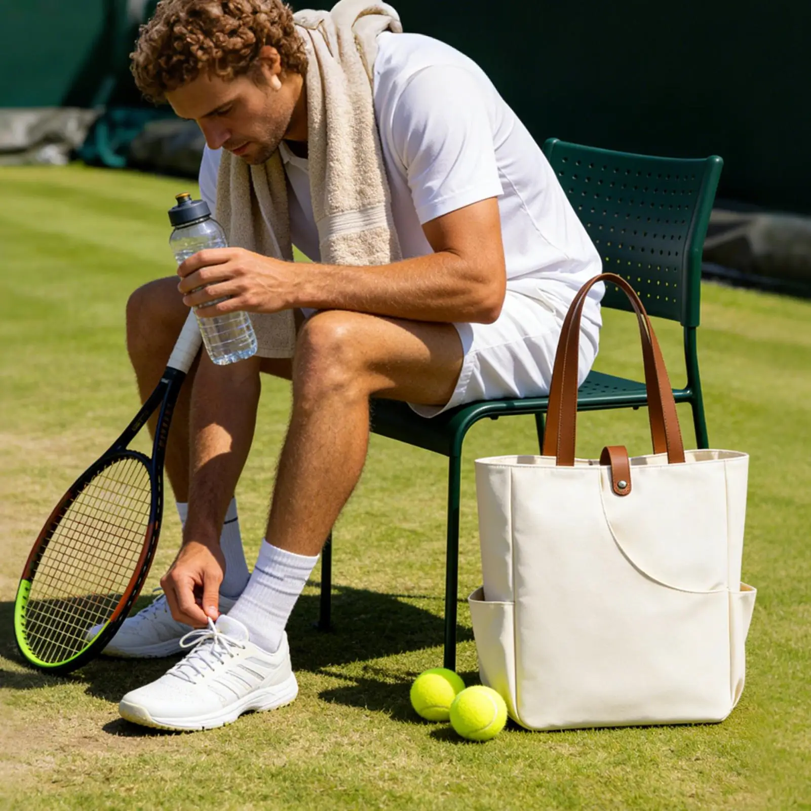 Pickleball Paddle Bag Oxford Large Capacity Handbag Tote Bags For Women For Grocery Shopping Gym Beach Holiday Birthday