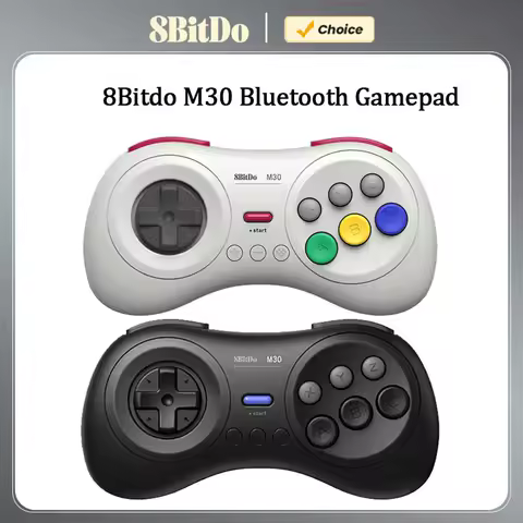8Bitdo M30 Bluetooth Gamepad for Nintendo Switch Switch OLED PC macOS and Android with Sega Genesis Mega Drive Style