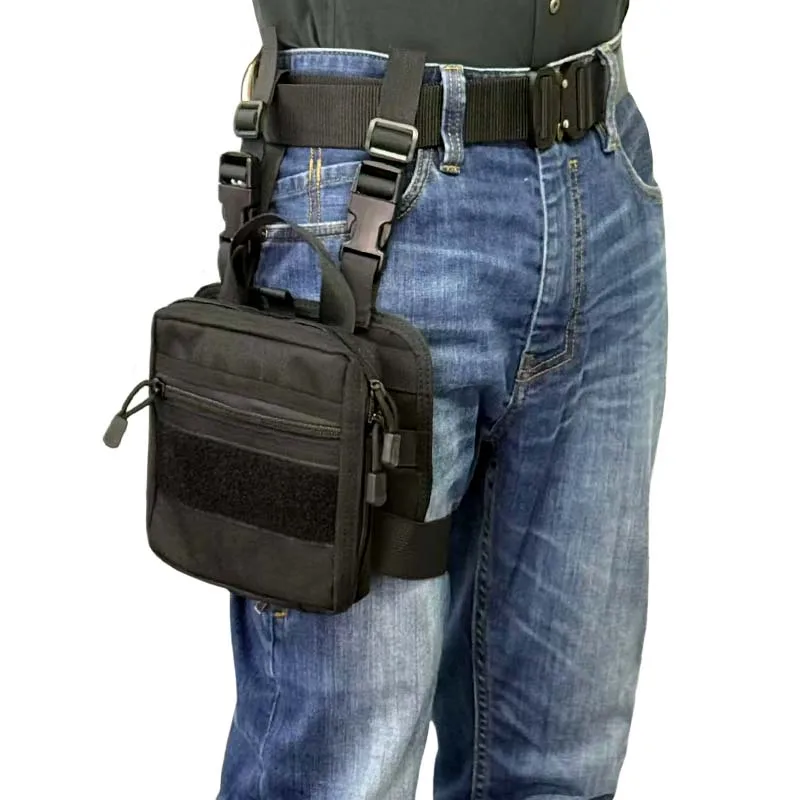 

Outdoor Tactical packet Motorcycle Riding Bag Multifunctional Combined Leg Bag Military Fan Leg Hanging Bag For Hunting
