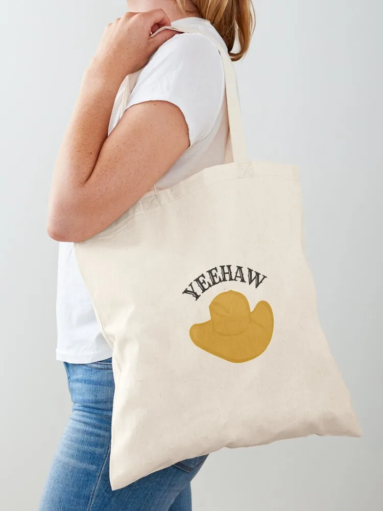 

Cowboy Hat - Yeehaw Tote Bag shopping bags foldable shopper bag woman Cloth bags great bag