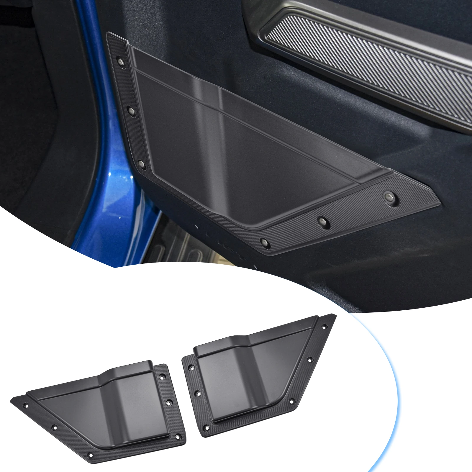 Front Door Storage Pocket Box for Ford Bronco 2-Door & 4-Door 2021 2022 43*22*11 cm/16.93*8.66*4.33 inch