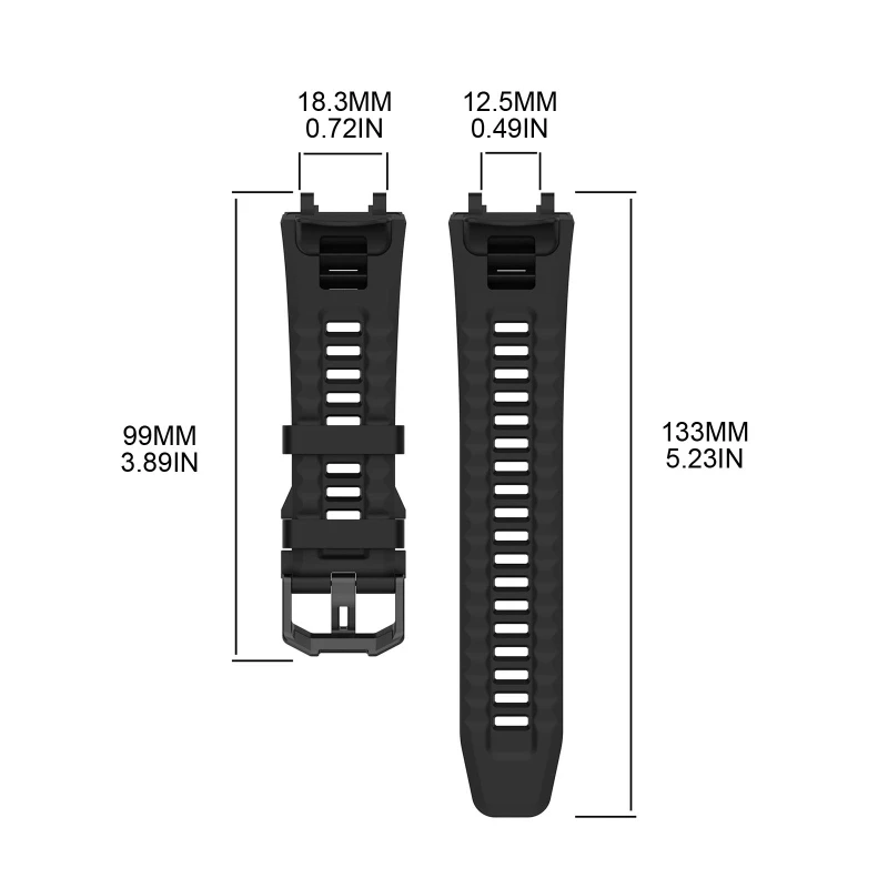 573A シリコーンリストバンドストラップ交換用時計バンドブレスレット T レックス 2 スマートウォッチ用調節可能なバンドストラップ