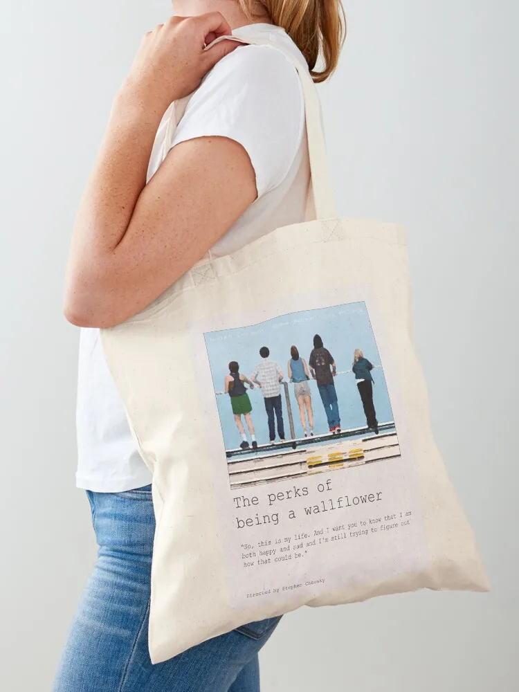 

The perks of being a wallflower Tote Bag Women's shopping bag custom bags bag for beach bags luxury women